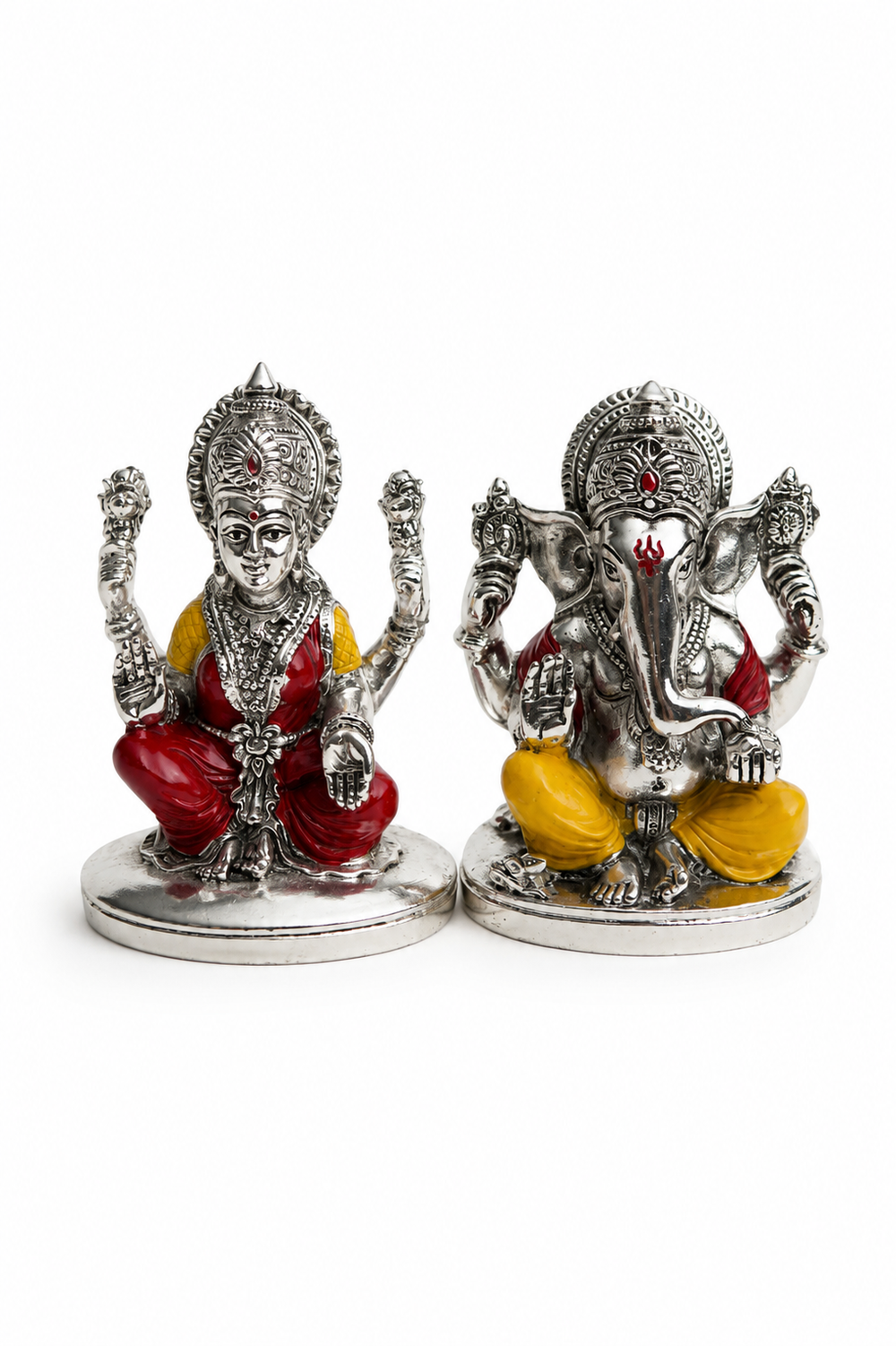 Lakshmi-Ganesh Idol Pair, Small Festive