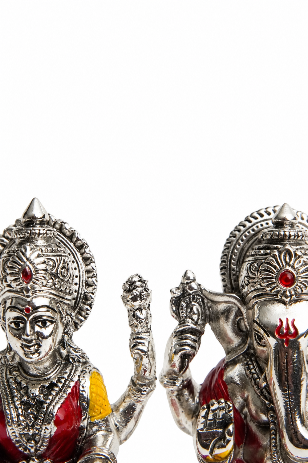 Lakshmi-Ganesh Idol Pair, Small Festive