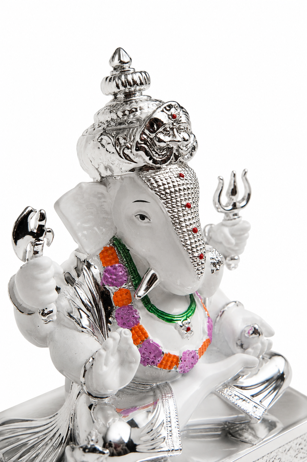 Garlanded Ganesh Idol