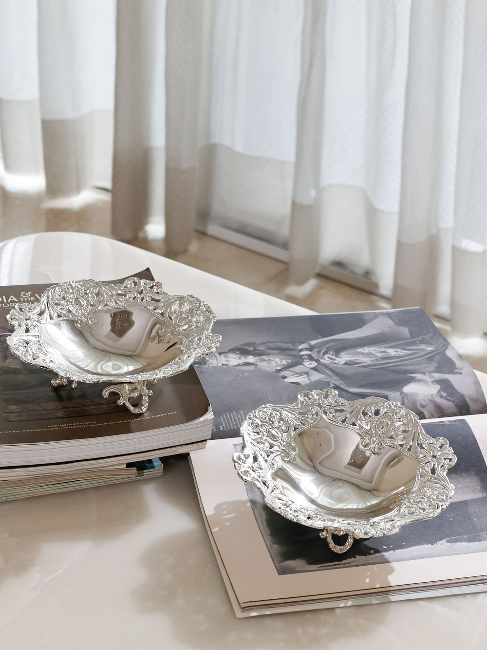 Regal Pierced Filigree Serving Bowl