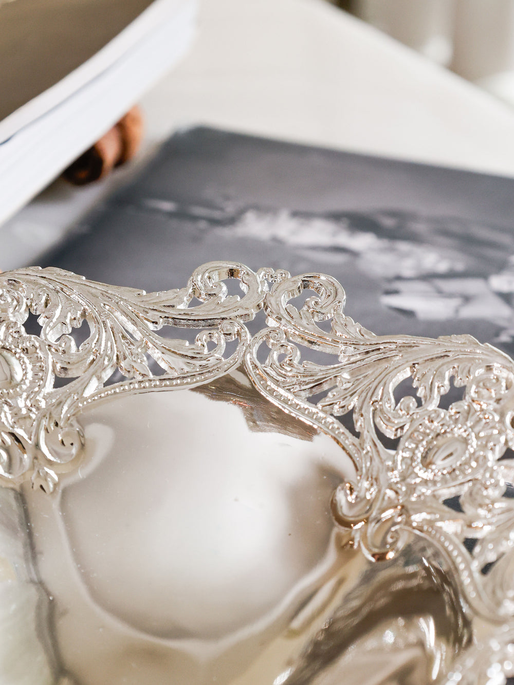 Regal Pierced Filigree Serving Bowl