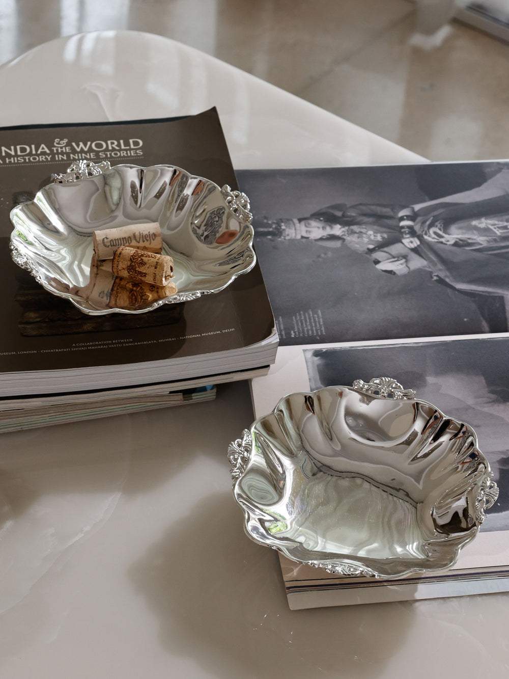 Verona Draped Rim Serving Bowl Set