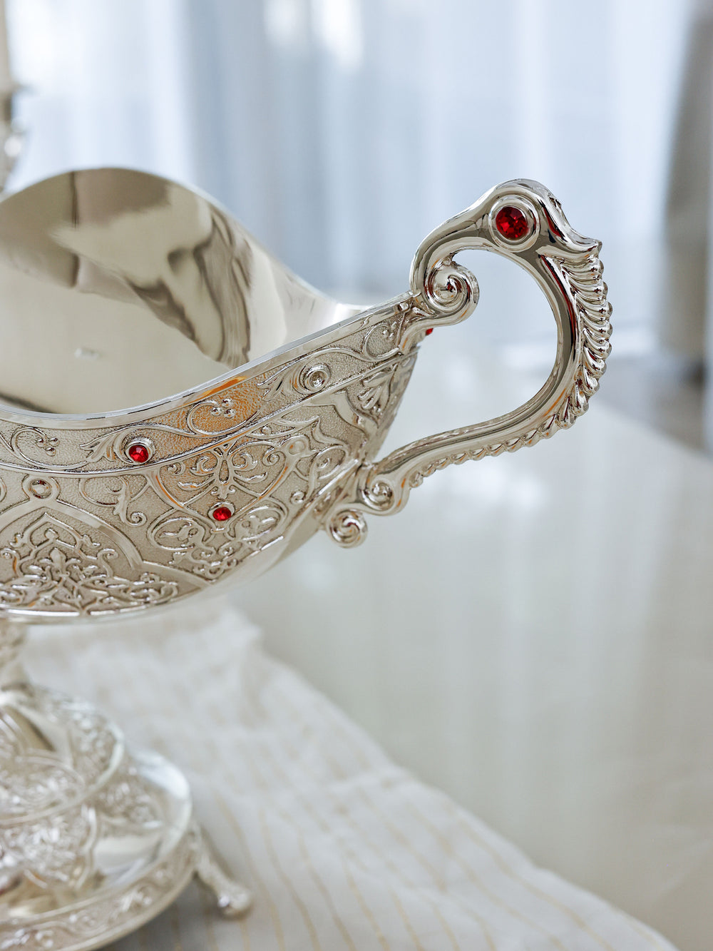 Regal Ruby Handle Centrepiece Bowl