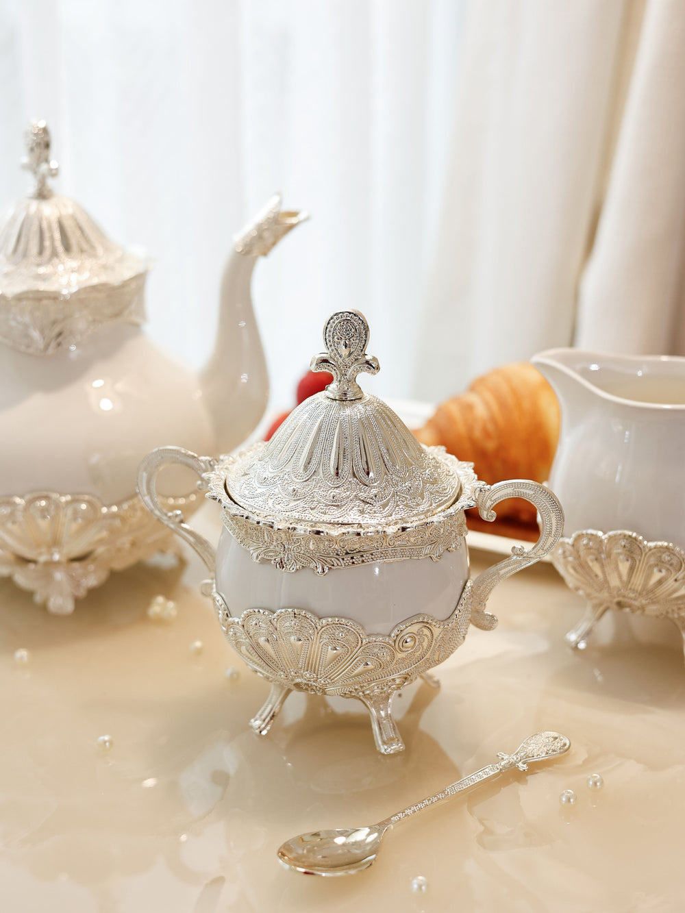 Regal Baroque Tea & Coffee Service Set