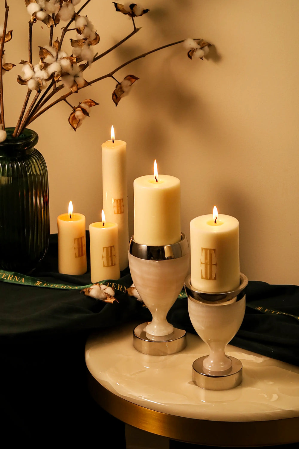 Jade Classic Candle Stands - image 1,Jade Classic Candle Stands - image 2,Jade Classic Candle Stands - image 3