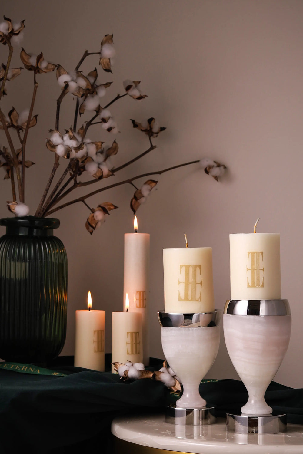 Jade Classic Candle Stands - image 2