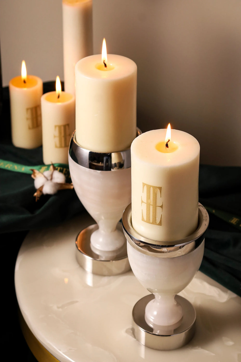 Jade Classic Candle Stands - image 3