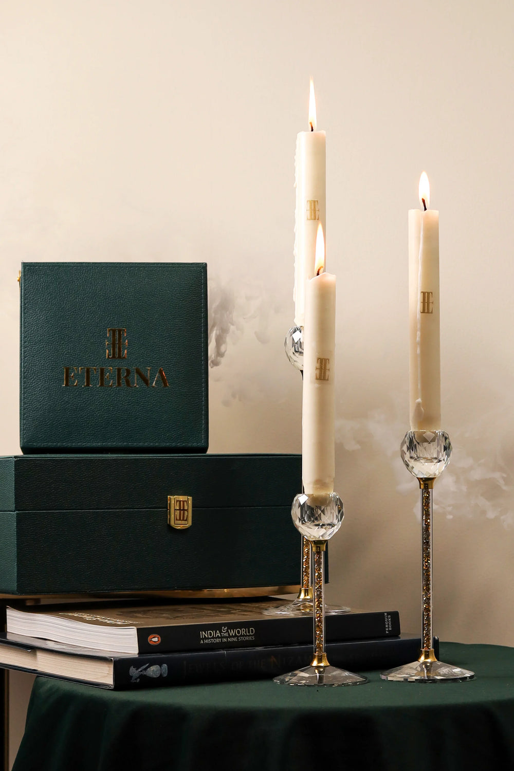 Library Bar Swarovski Candle Stands - image 2