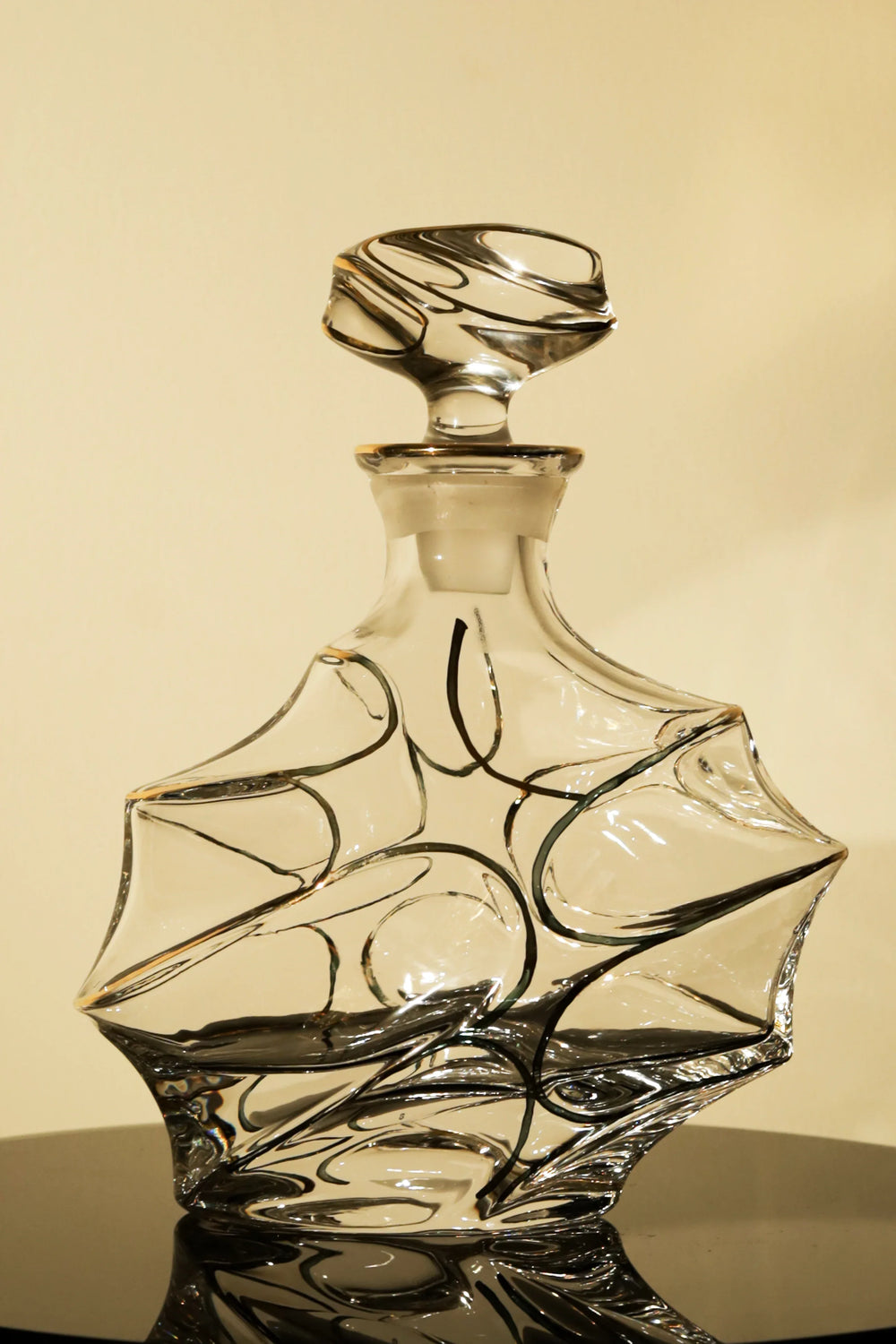 Library Bar Twisted Crystal Decanter Set - image 2