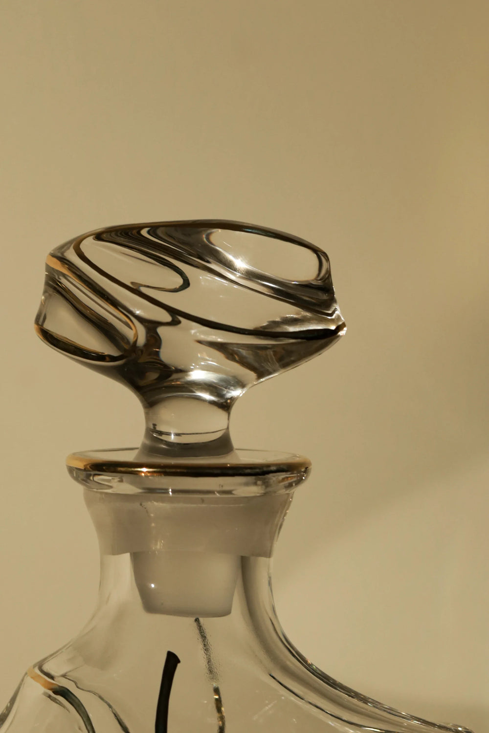 Library Bar Twisted Crystal Decanter Set - image 3