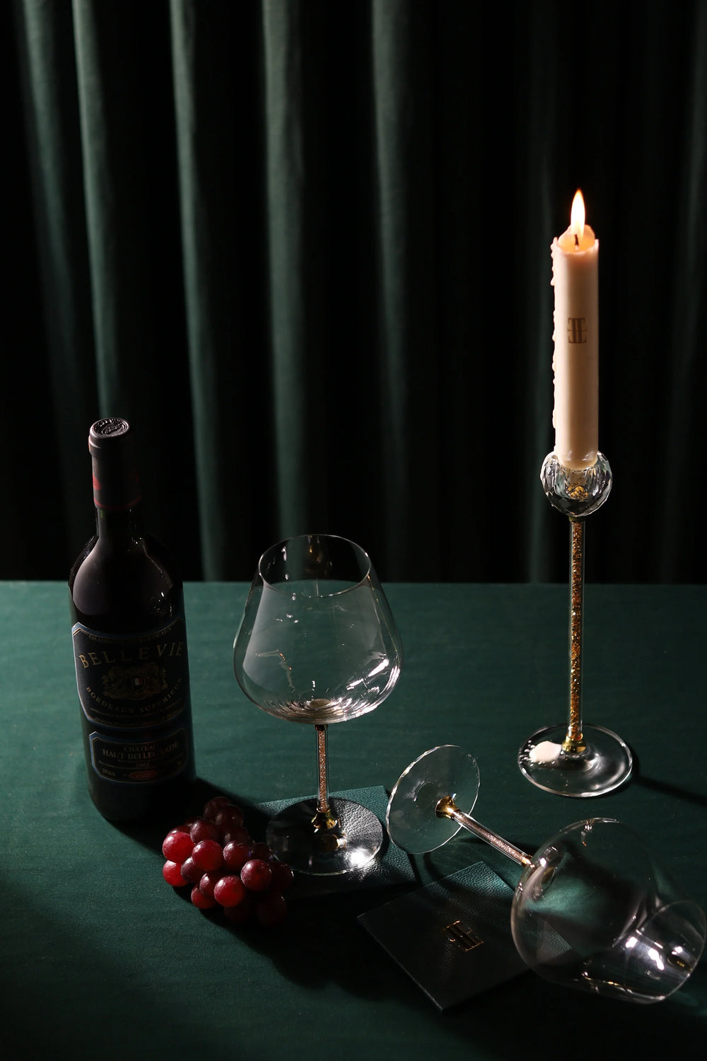 Library Bar Swarovski Red Wine Glasses - image 2