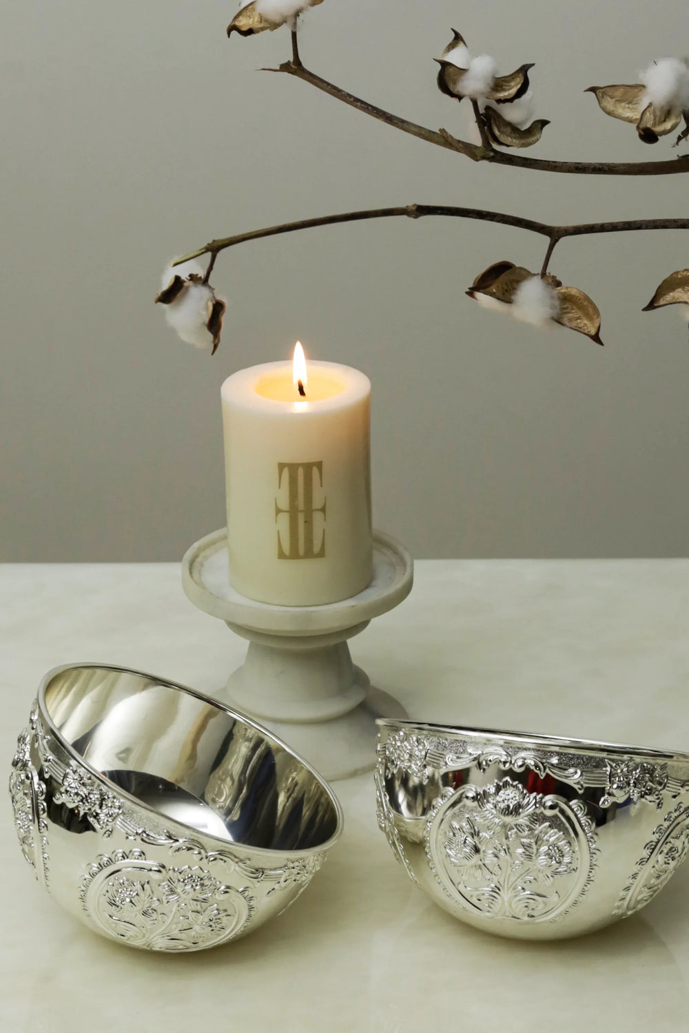 Regal Ornate Etched Bowls - image 3