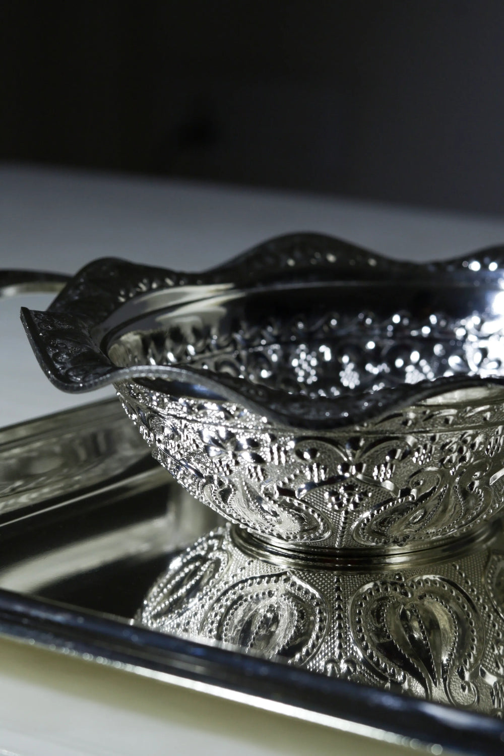 Regal Imperial Etched Bowls with Tray - image 4