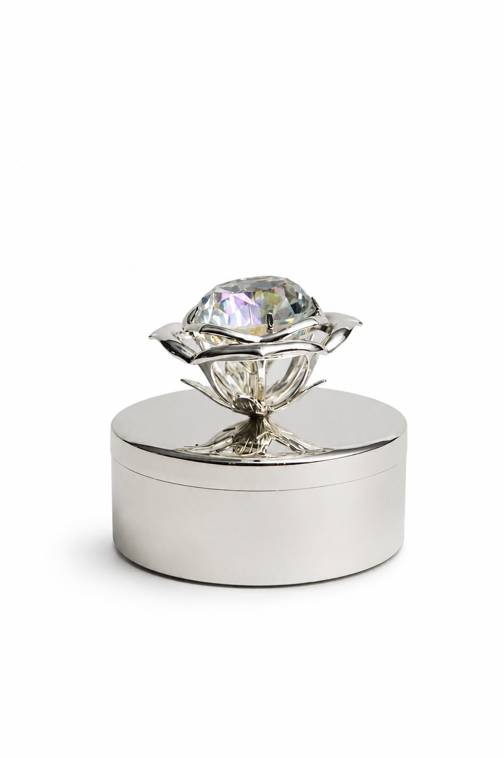 Diamond Finial Trinket Box & Tealight Set