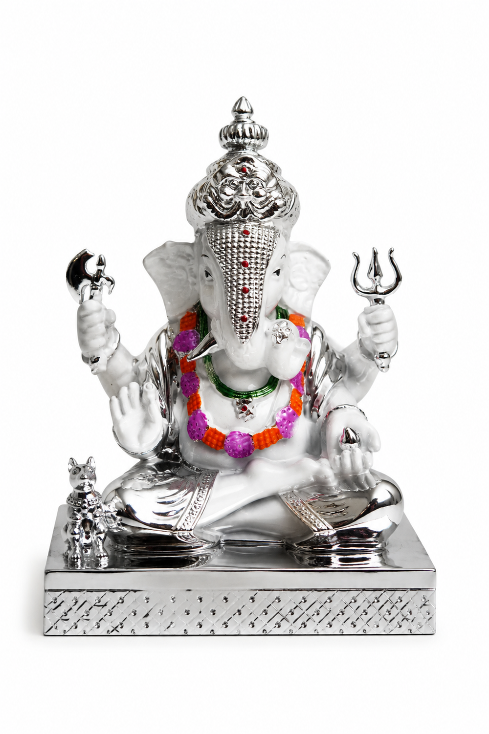 Garlanded Ganesh Idol