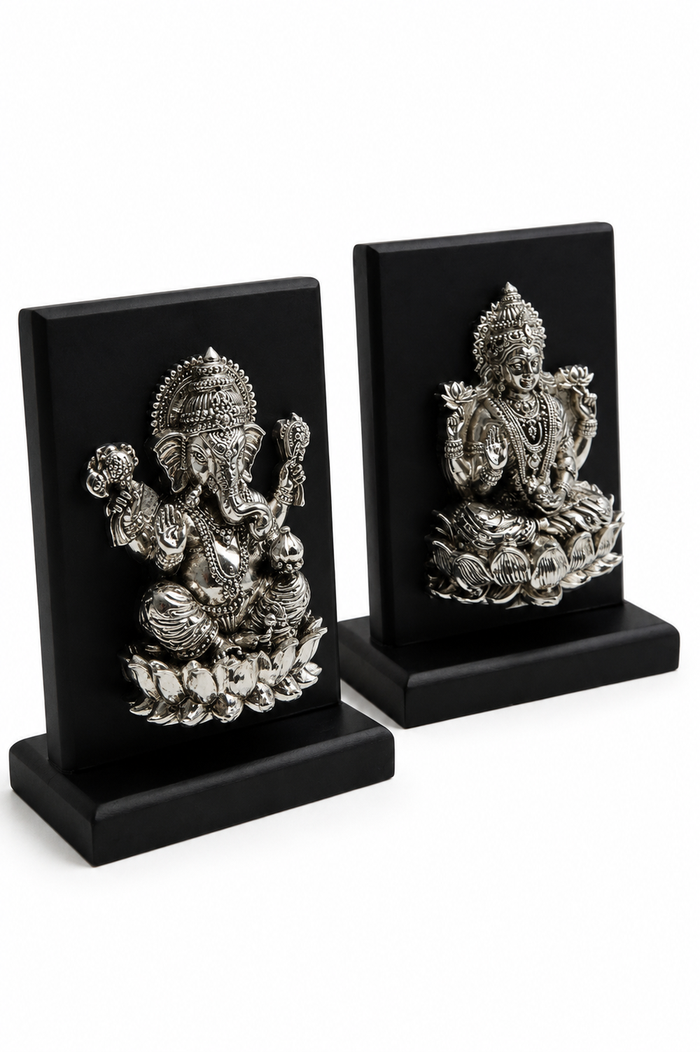 Ganesh-Lakshmi Plaque Pair