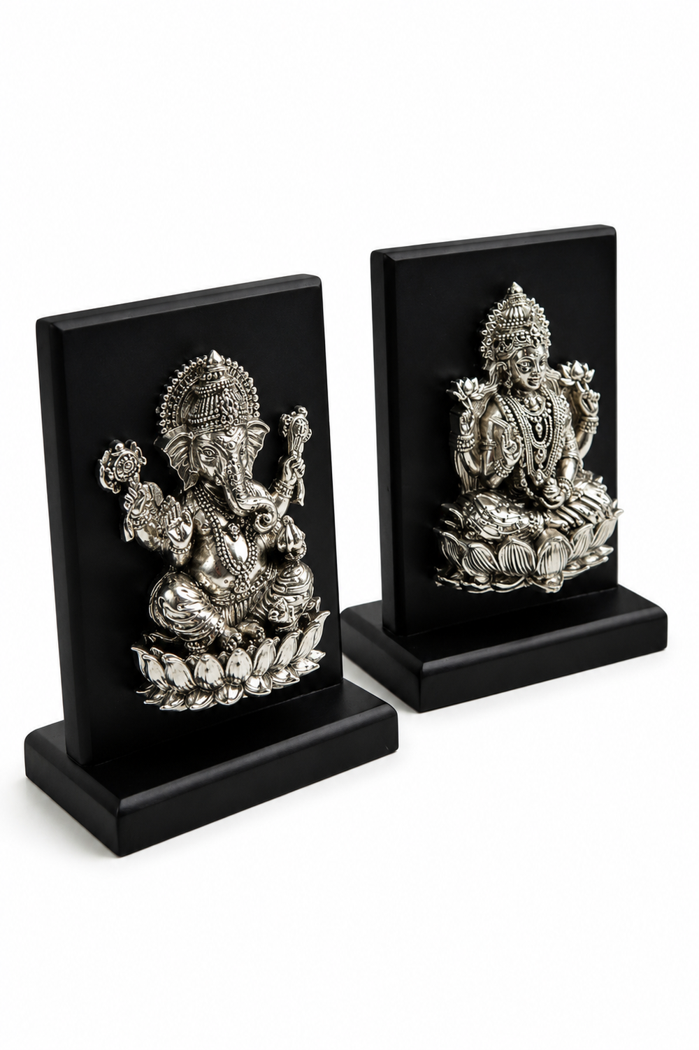 Ganesh-Lakshmi Plaque Pair