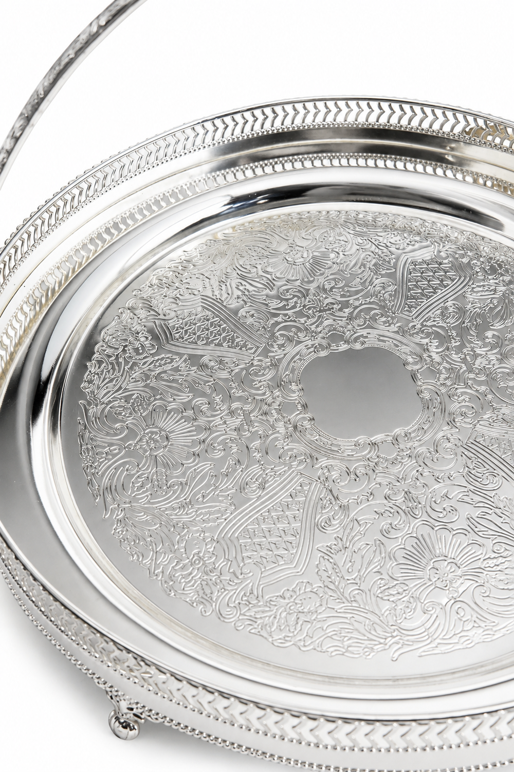 Regal Filigree Swing-Handle Fruit Basket
