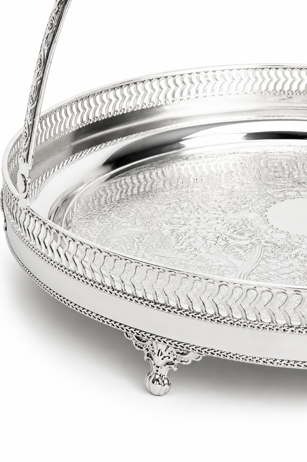 Regal Filigree Swing-Handle Fruit Basket