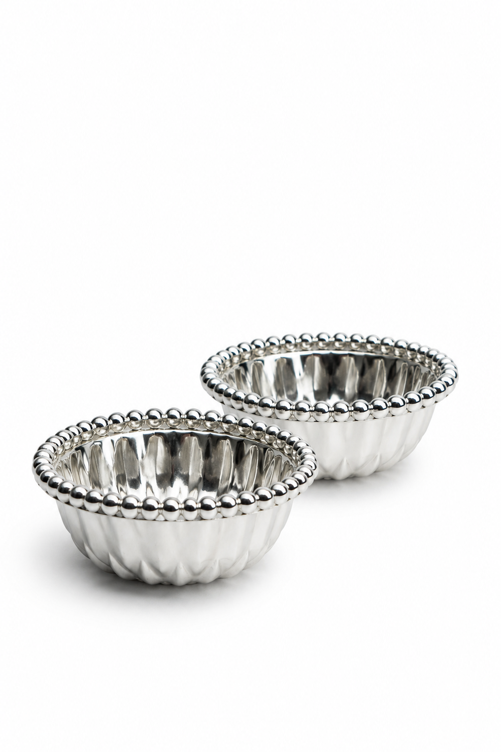 Verona Pearl Beaded Duo Bowl Server