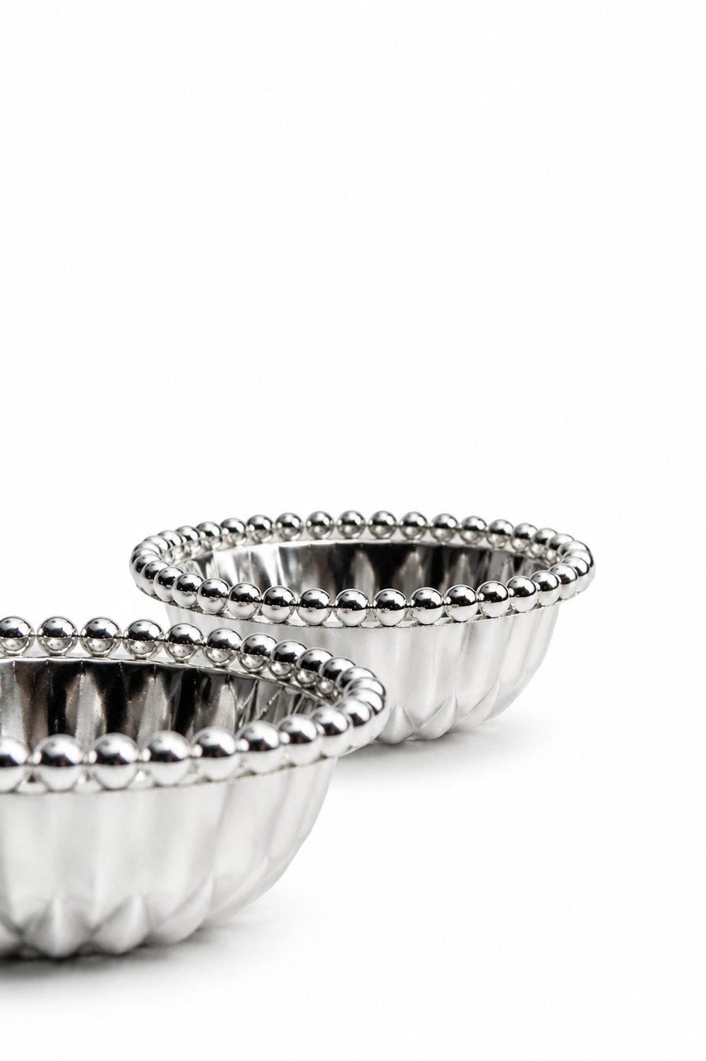 Verona Pearl Beaded Duo Bowl Server