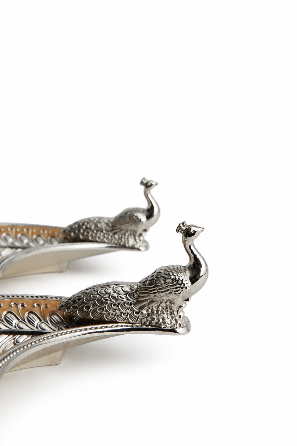 Paisley Feather Catchall Dish Pair