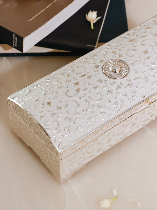 Regal Enamel Vine Jewellery Box