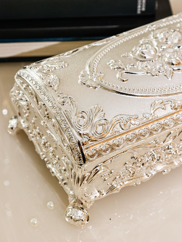 Regal Rose Medallion Jewellery Box