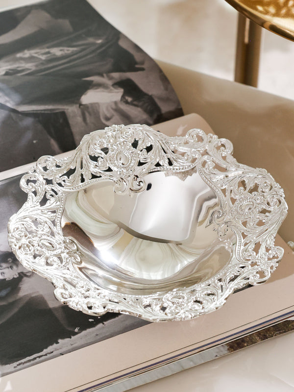 Regal Pierced Filigree Serving Bowl