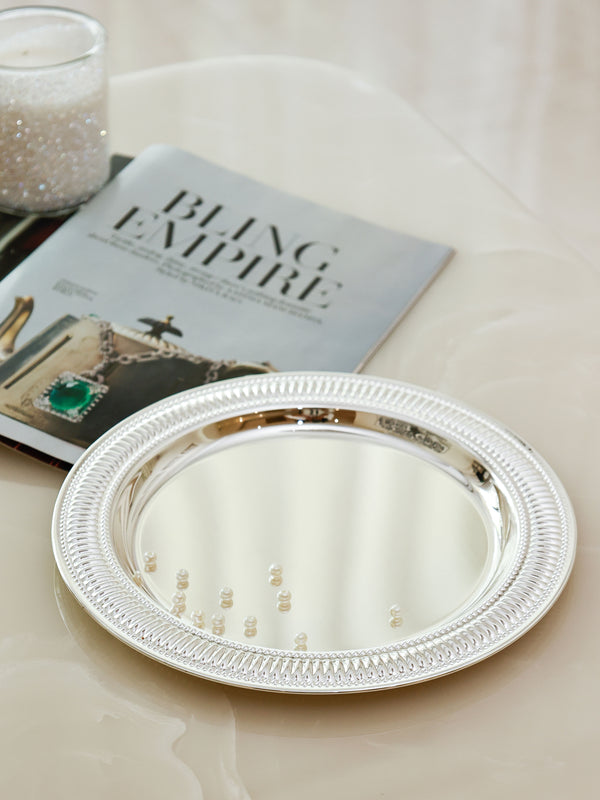 Verona Ribbed Border Serving Plate