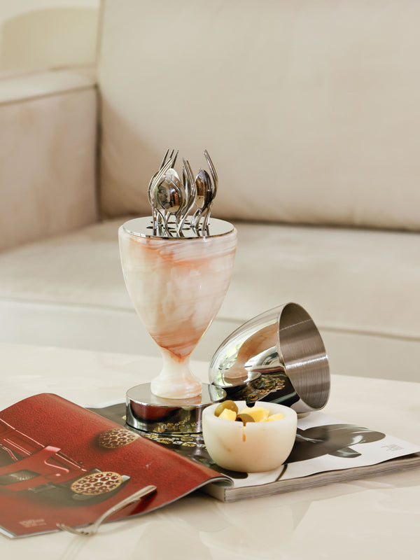 Jade Cutlery Egg