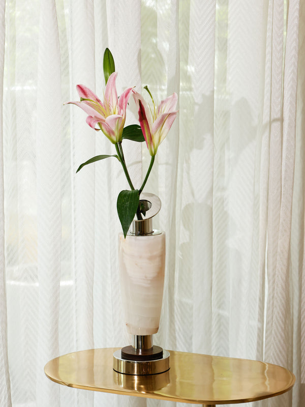 Jade Column Flower Vase Large