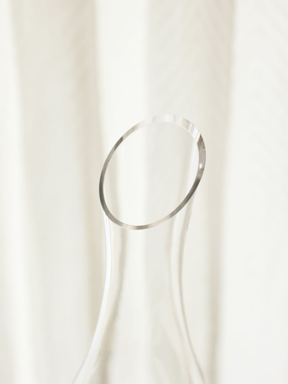 Library Bar Cradled Glass Wine Decanter with Wood Stand