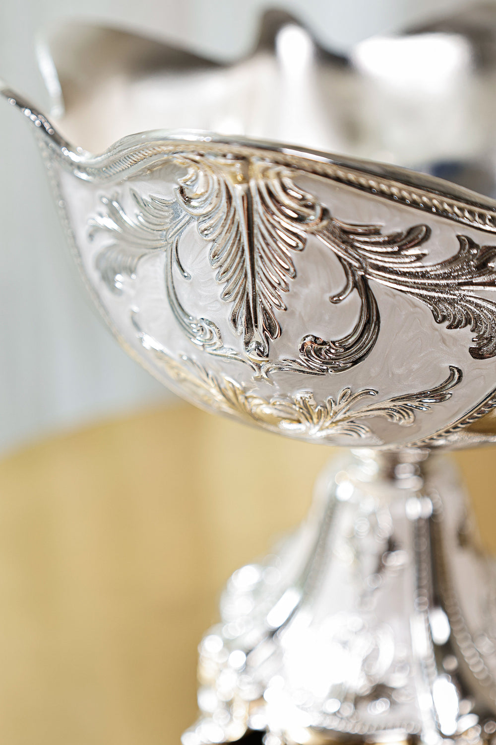 Regal Enamel Petal Serving Bowl