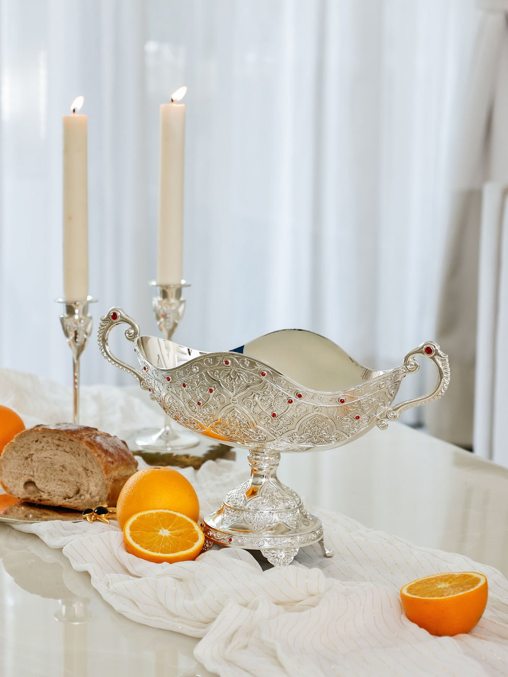 Regal Ruby Handle Centrepiece Bowl