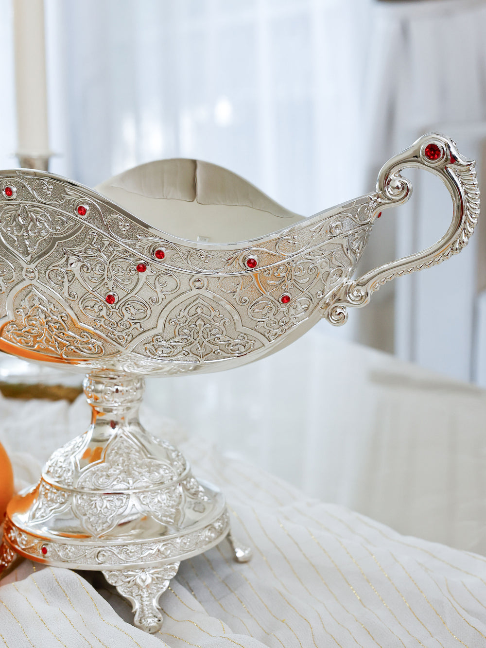 Regal Ruby Handle Centrepiece Bowl