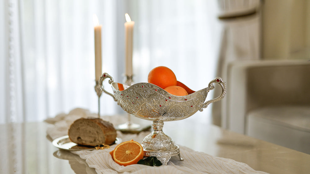 Regal Ruby Handle Centrepiece Bowl