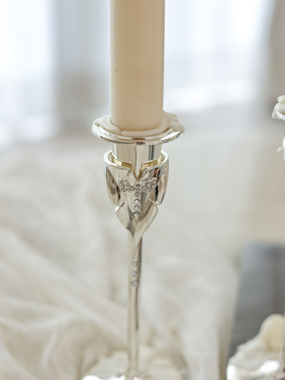 Verona Art Nouveau Candle Stand Set
