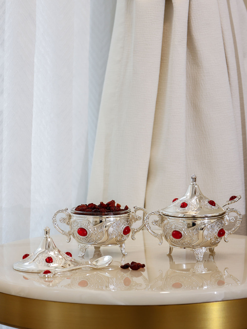 Regal Ruby Twin Condiment Set