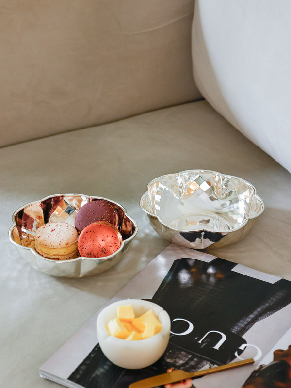 Verona Diamond Petal Snack Bowl Set