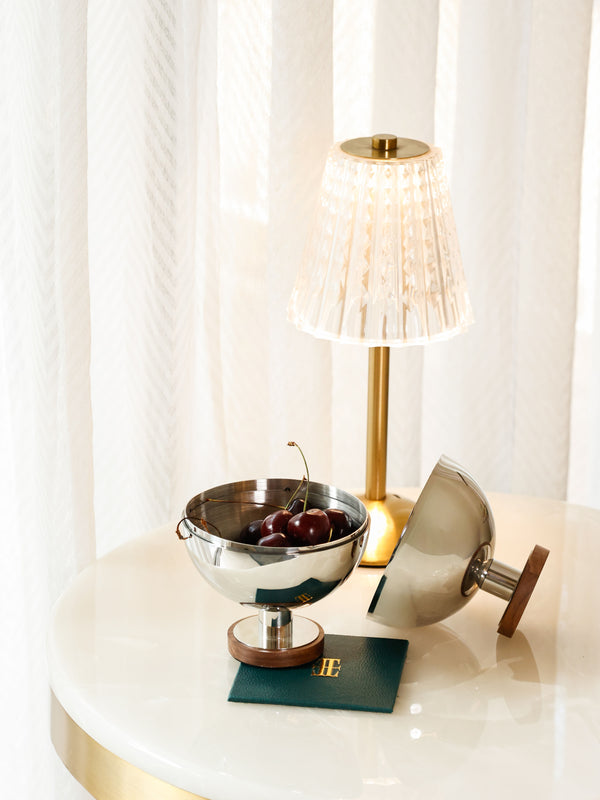 Library Bar Sphere Pedestal Snack Bowl