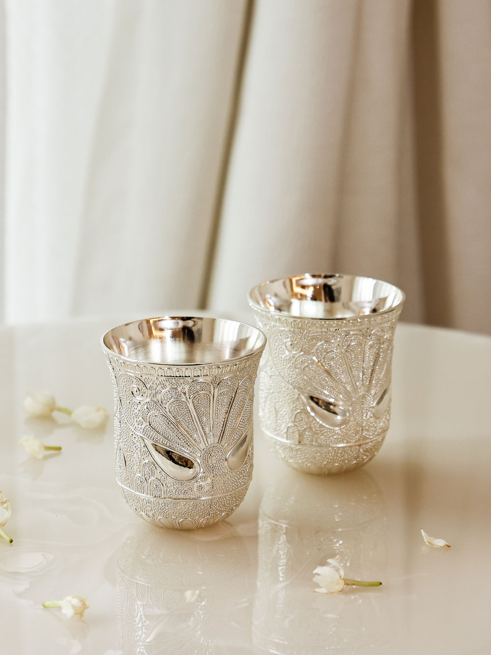 Regal Beaded Paisley Tumbler Set of 2