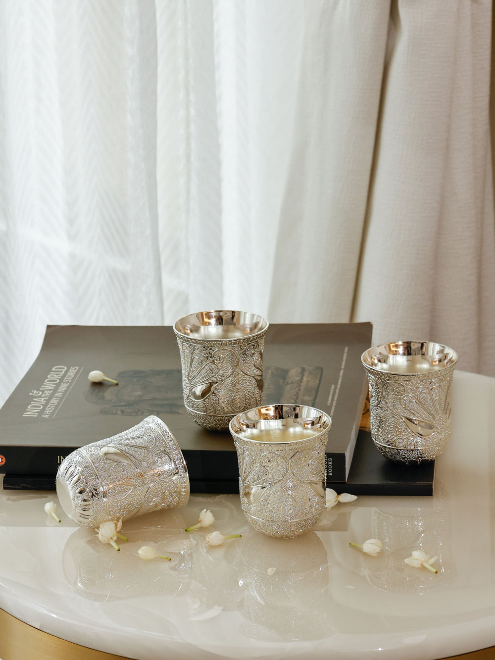 Regal Beaded Paisley Tumbler Set of 2