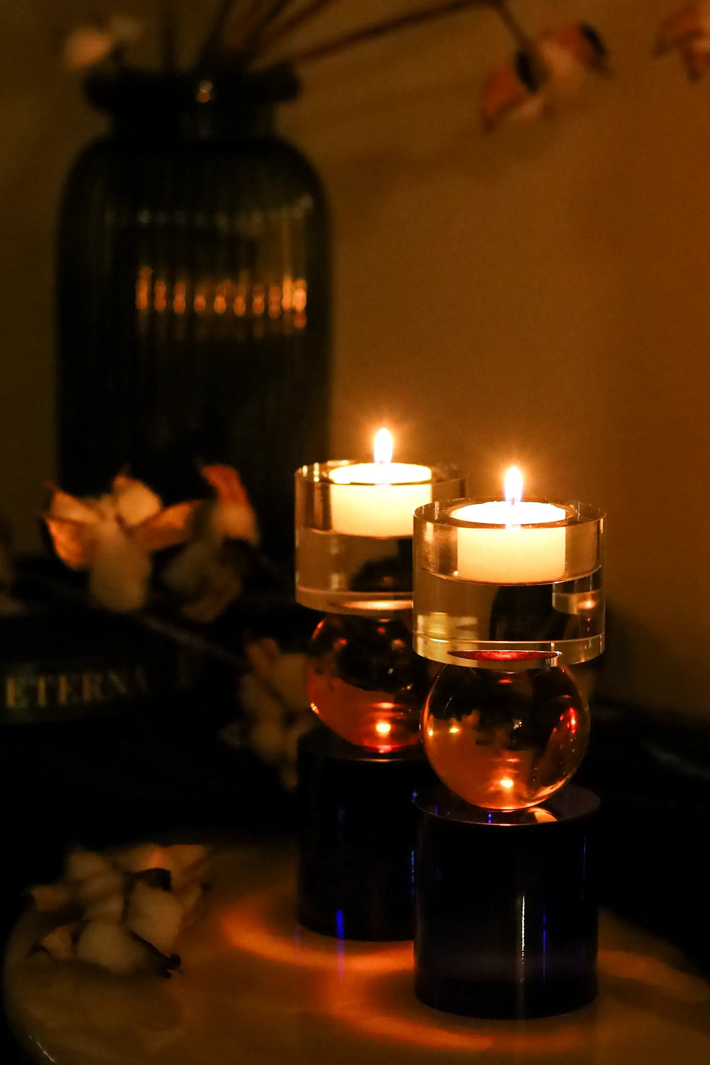 Glassmith's Jewel Tone Tealight Holders - image 4
