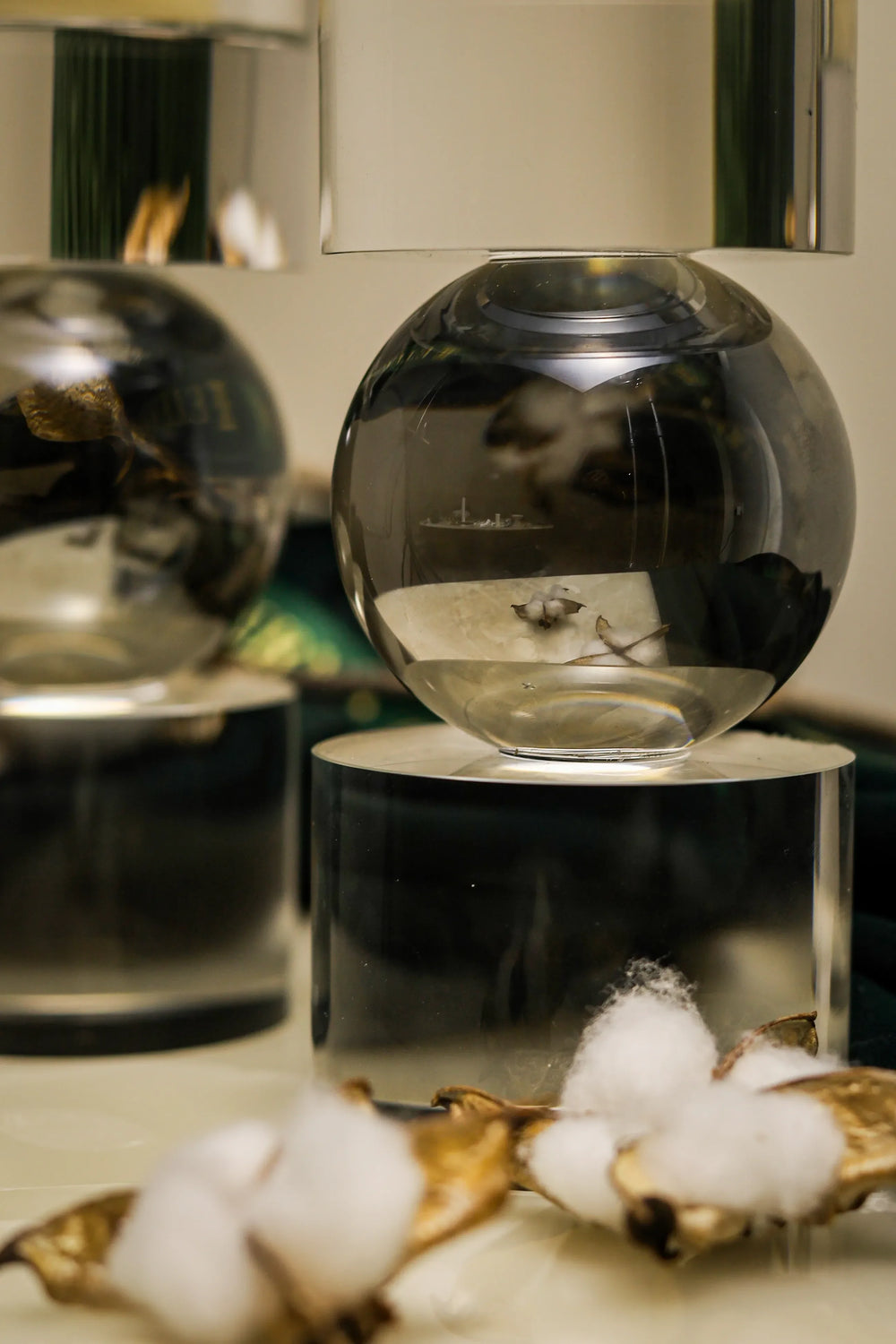 Glassmith's Stacked Sphere Candle Stands - image 2
