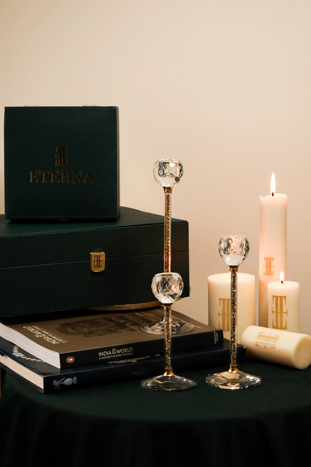Library Bar Swarovski Candle Stands - image 1,Library Bar Swarovski Candle Stands - image 2,Library Bar Swarovski Candle Stands - image 3,Library Bar Swarovski Candle Stands - image 4