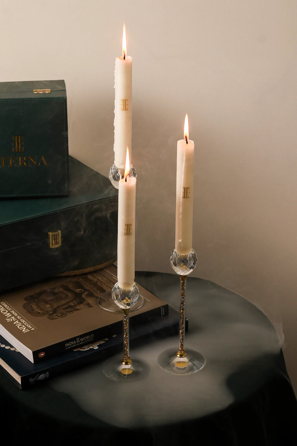 Library Bar Swarovski Candle Stands - image 4