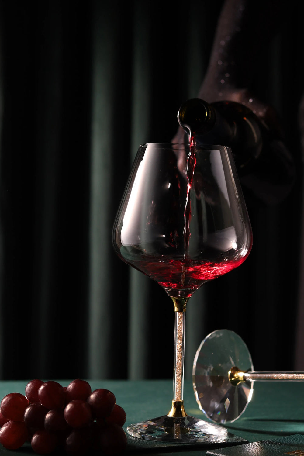 Library Bar Swarovski Red Wine Glasses - image 3
