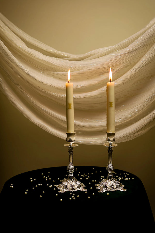 Regal Palace Etched Candle Stands - image 1,Regal Palace Etched Candle Stands - image 2,Regal Palace Etched Candle Stands - image 3,Regal Palace Etched Candle Stands - image 4