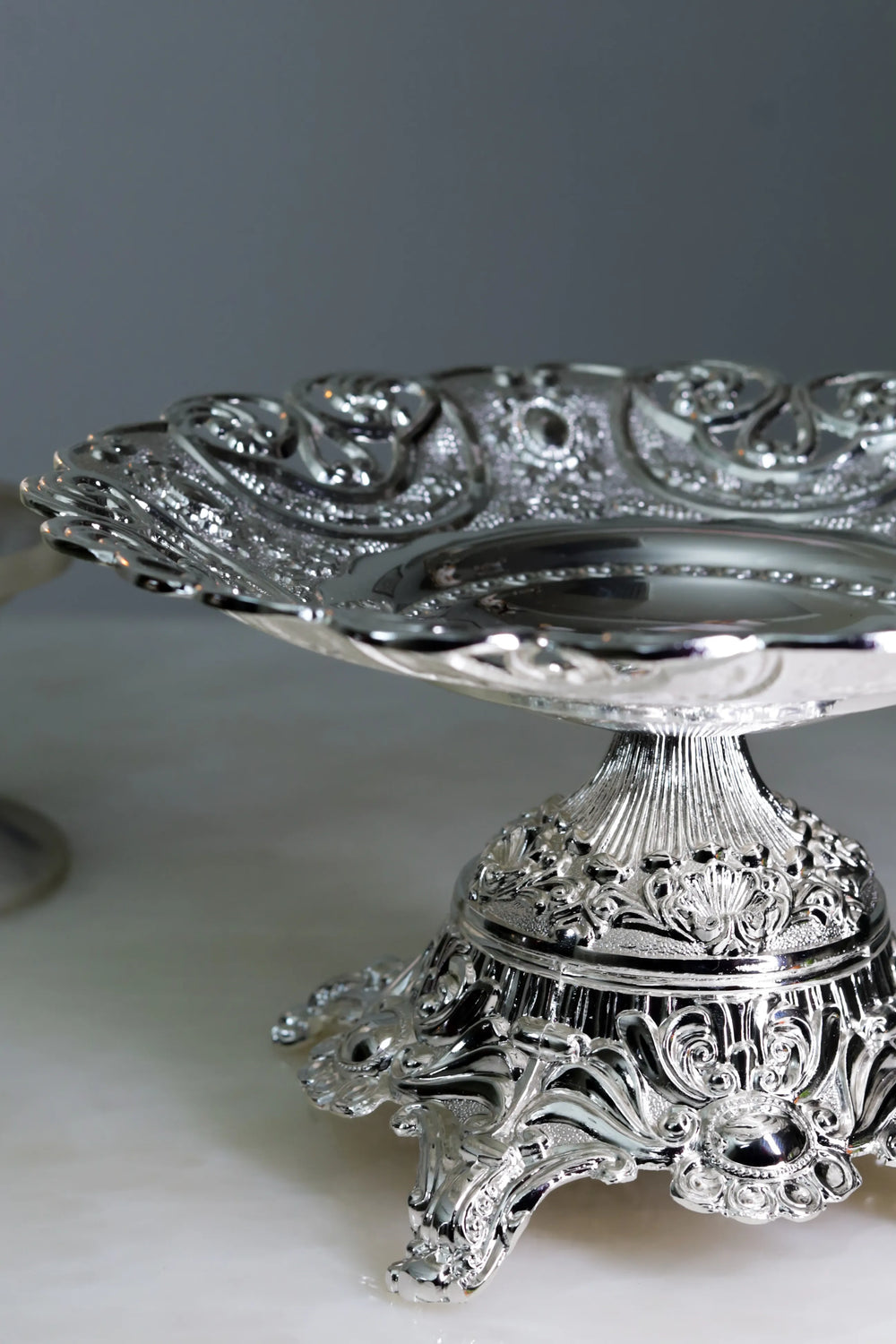 Regal Crown Etched Fruit Compote - image 2